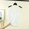 Modal U-Neck Halter Tank Top Sexy Sleeveless Halter Camisole for Outerwear Skin-Friendly Bare-Skin Feeling Base Layer Tops Pilates & Yoga Wear