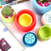 Mini Resin Stone Ball Flower Pot Multiple Colors Automatic Water Storage for Succulent Fleshy Potted Plants Home Garden Supplies
