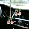 1 Stück Auto Rückspiegel Kirsch Spiegel Anhänger Anhänger Niedlich Auto Innenraum Dekor Geschenke Für Frauen Dekoration Hängende Ornamente Geschenke