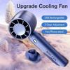 Portable Handheld Fan Cooler Small Desk Fan Handy Fan Mini Air Conditioner  Household