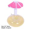 1Pcs Floating Cup Lnflatable Flamingo Beverage Cup Holder Swimming Pool Coaster Floating Device Pink Toy Beverage Holder