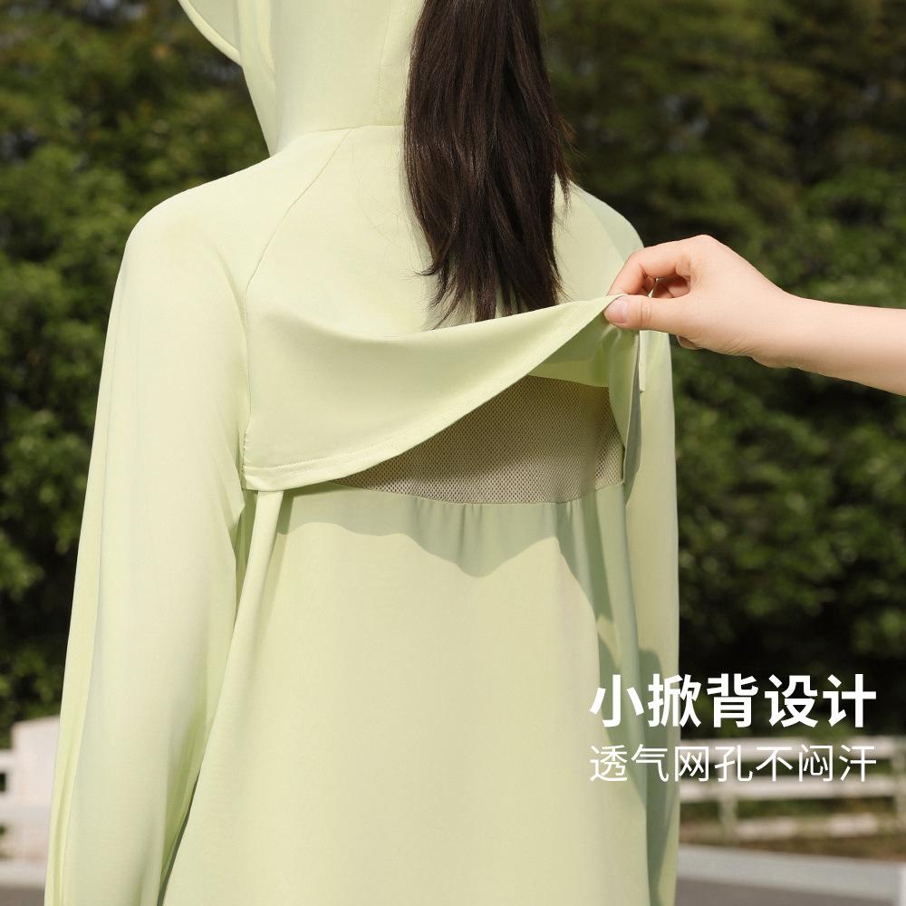 Sunscreen clothing women's summer new breathable loose upf10 + ice silk thin outdoor sunscreen clothing jacket top outer wear