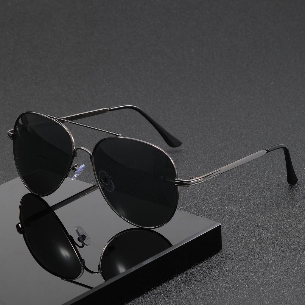 European Retro Men's Round & Square Frame Aviator Metal Sunglasses