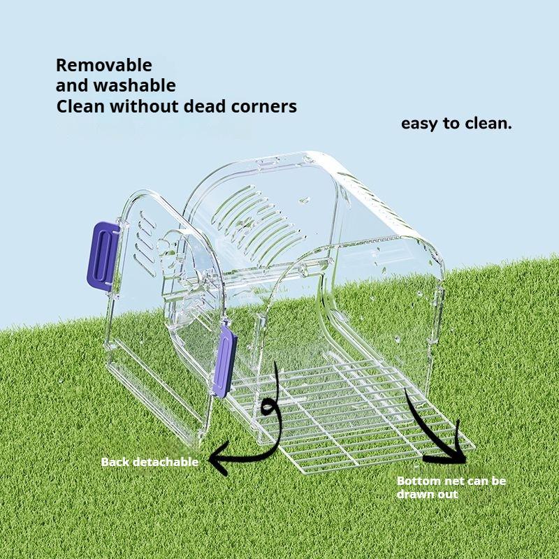 Pet Supplies Small Backpack Carry Cage Bird Cage Light-shielding Parrot Cage Outdoor Cage Outdoor Viewing Cage Dedicated