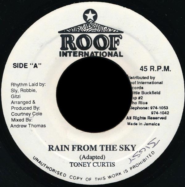 

7inch Record TONY CURTIS, JIGSY KING - Rain From The Sky NONE Roof Internatio Jamaica Reggae, Ska & Dub Used