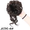 MISS WIG Estensione sintetica per capelli Chignon Chignon disordinato Fascia per capelli ricci Elastico Scrunchy Pezzi di capelli finti per forcine da donna