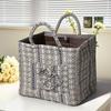Korean-style Country Home Fabric Storage Basket, Portable Underwear And Sundries Organizing Box, Storage Basket
