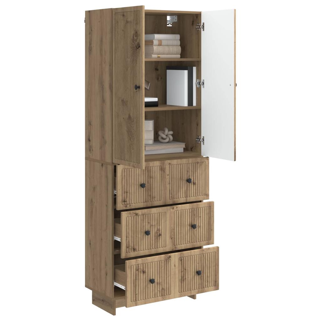 Cabinet Set 2 pcs 66 x 34.5 x 90 cm Particleboard
