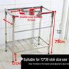 Shuopu Stainless Steel Double Utility Sink with Stand