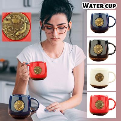 Fish-scale Ceramic Mugs And  Coffee Cups