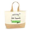 Best Caregiver Bag of All Time | Cotton and Jute Tote Bag for Beach Shopping Gift Idea for Women