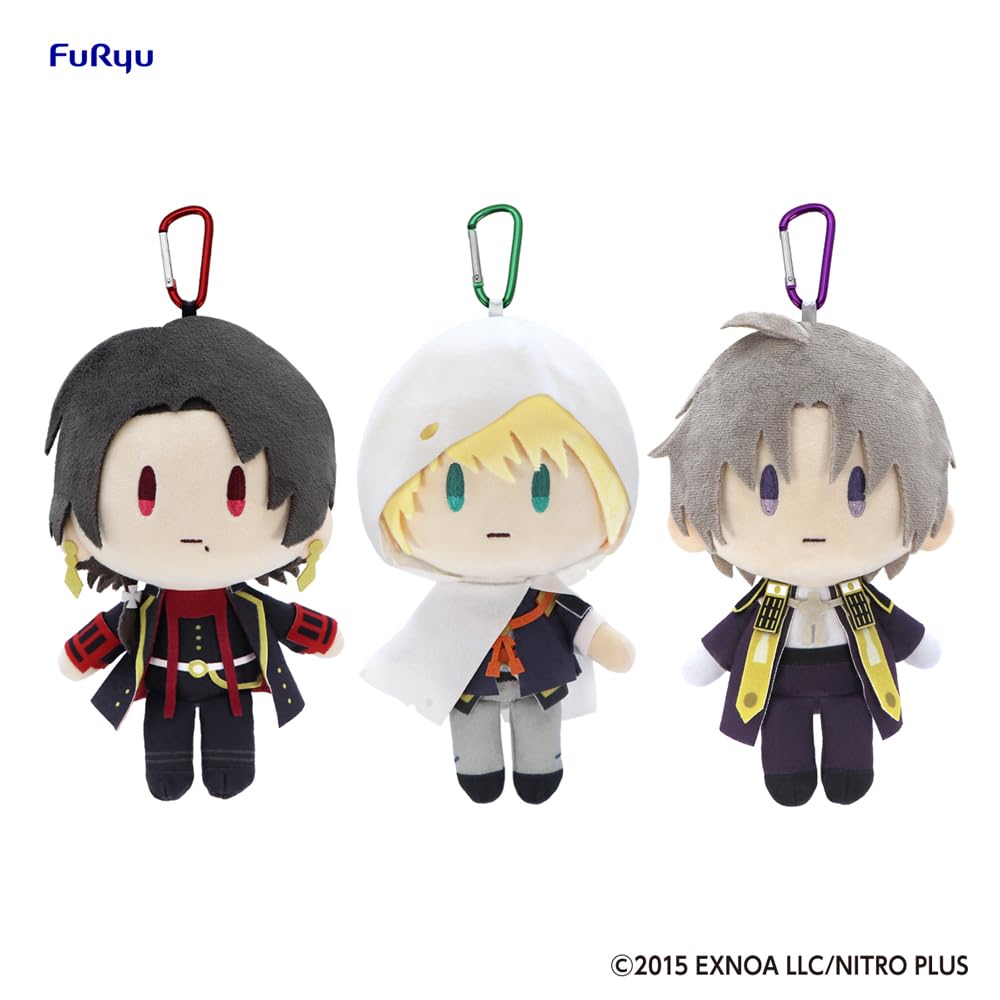 Furyu Minna No Kuji Touken Ranbu ONLINE Oban Sanpo ~Oban Kuji~ A Prize: Kashuu Kiyomitsu Oban Plush Toy with Carabiner