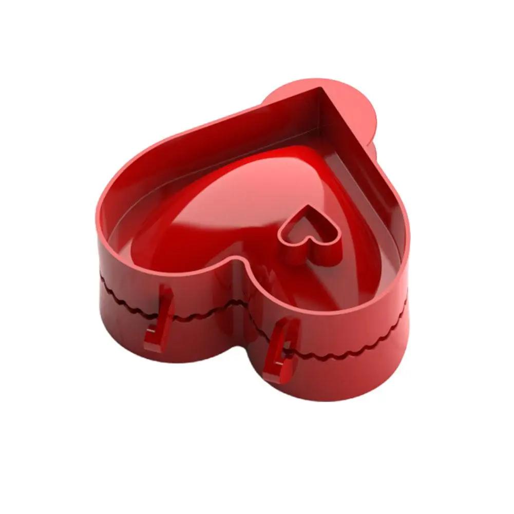 Pocket Pie ABS Fall Hand Pie Molds Heart Apples Mini Press Christmas Pie Mould Heart Tools Dough Mold N7Q2