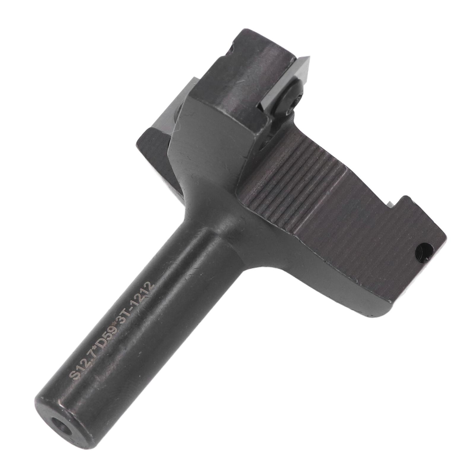 

Фреза ЧПУ для выравнивания поверхности жертвенной подложки, хвостовик 12 дюймов, фреза для выравнивания плит, 3 зуба, съемный режущий элемент