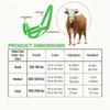 Plush Nylon Cow Halter Adjustable Animal Training Harness Halter Lead Rope Set  Farm Use