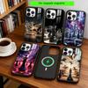 Internationale Schach Handyhülle Für iPhone17,16,15,14,13,12,11 Plus,Pro Magnetisch mit Magsafe Kabelloses Laden
