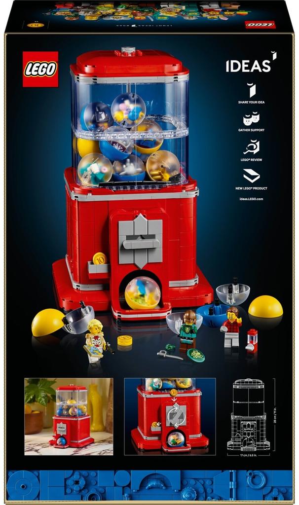 LEGO конструктор Ideas – Автомат с жевательными шариками (21358)