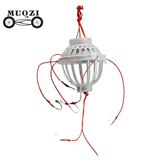 Bighead Carp Fishing Rig Sharp Hooks Strong Line White Baits Cage Fish Attraction Long Lasting Silver Carp Fishing Rig