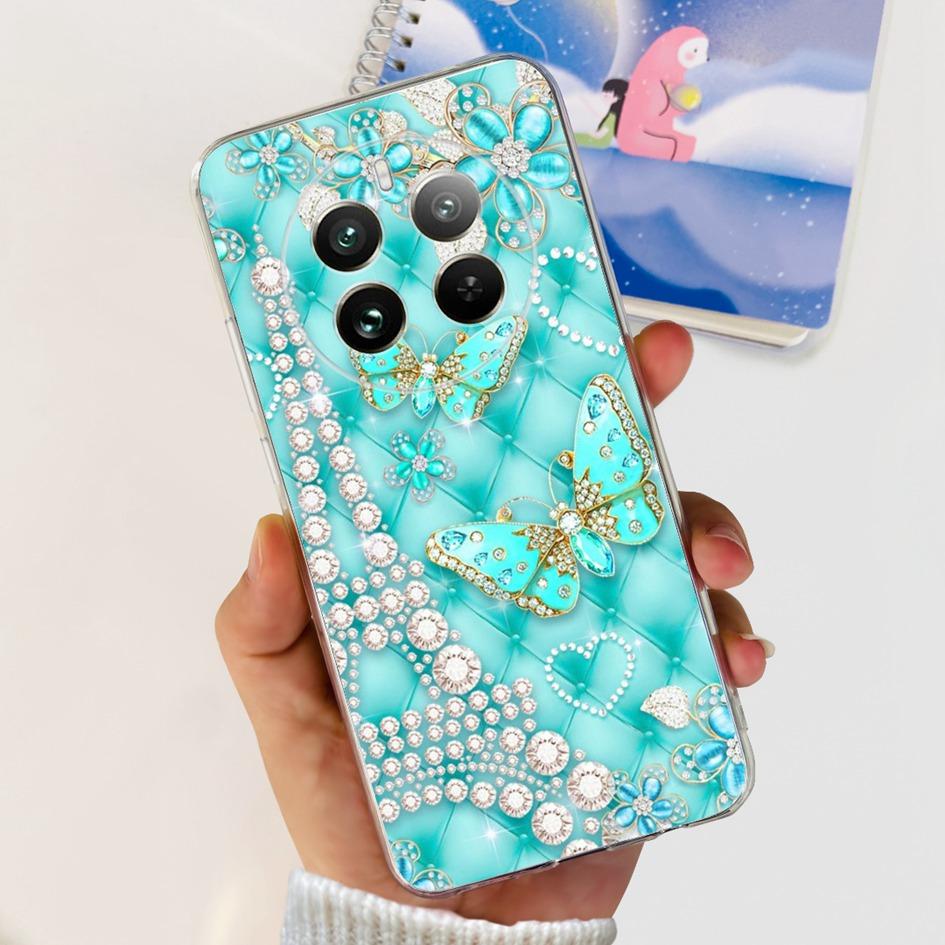 For Realme 12 Pro Plus Case Popular Flower Astronaut Soft Clear Silicone Phone Cover on Realme 12 Pro 5G 2024 Funda RMX3842 Case