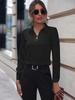Women' Lace BLOUSE, Openwork, Black, Elegant, Evening, Fashionable, /
