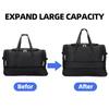 New Foldable Large-capacity Pull Rod Expansion Handbag Oxford Pull Rod Bag Multi-layer Storage Travel Bag Unisex Moving Bag