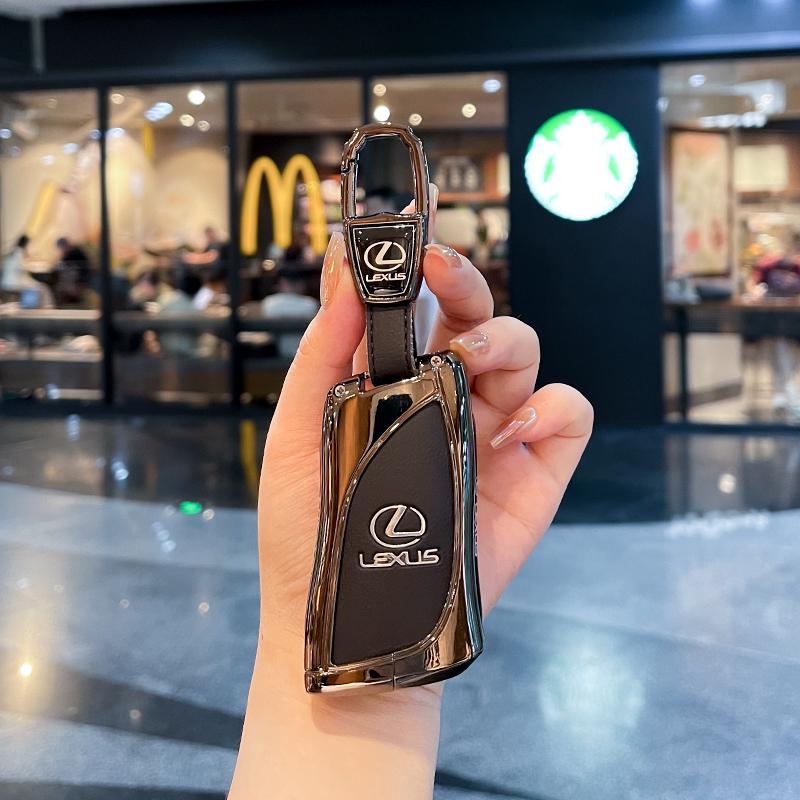Interior Stickers Zinc Alloy Car Key Cover Case Shell Fob Holder For Lexus NX GS RX IS ES GX LX RC UX US 200 250h 350 LS 450H 26 AY6