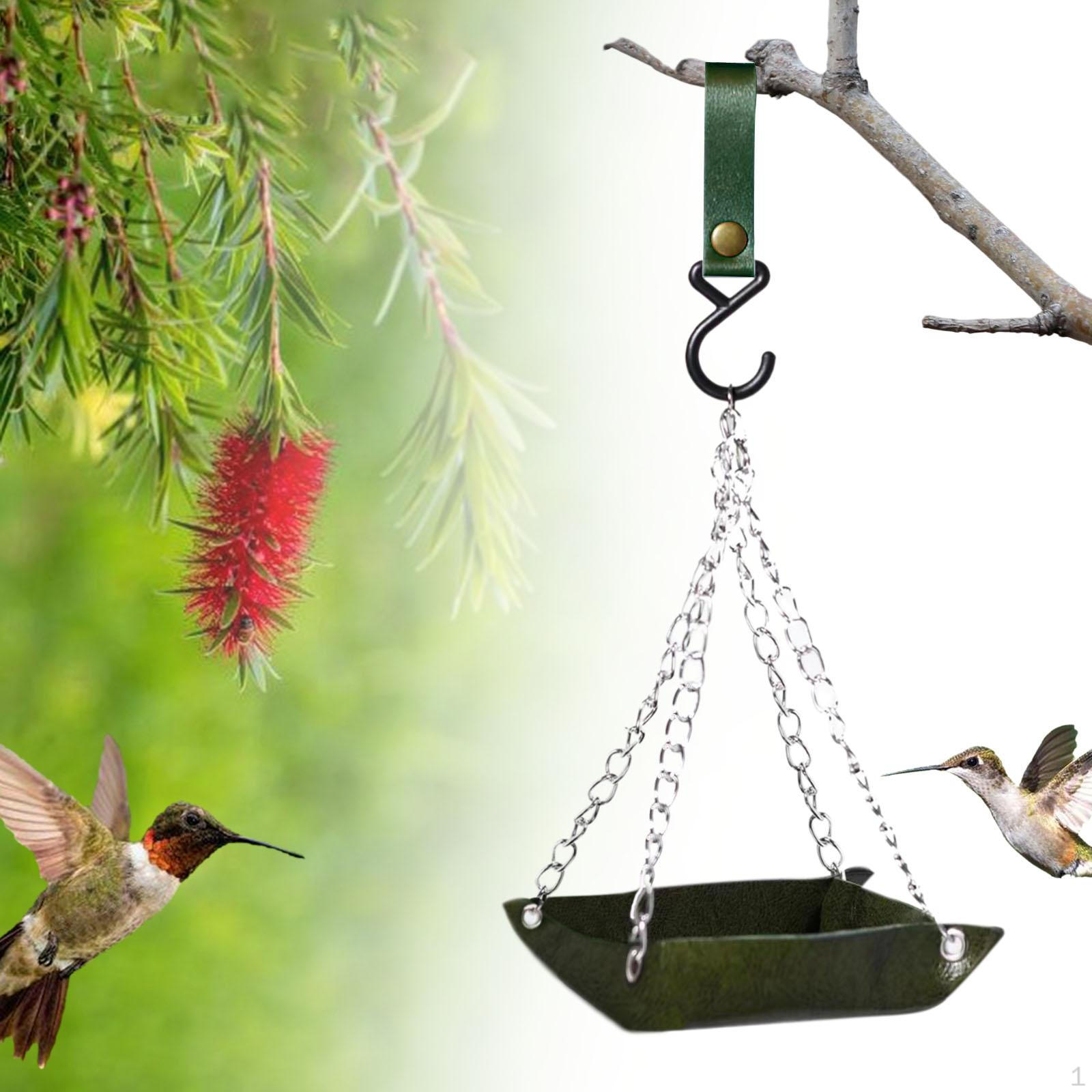 

-Кормушка, кормушка для птиц, многоразовая, герметичная, отверстия для кормления, станции для питья, для улицы зелёный