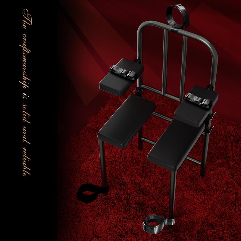 Adult's BDSM Chair Erotic Slave Sex Torture Sex Bondage Household Fixture Handcuffs Sex Furniture