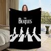 Music T-The Band B-Beatles Cool Blanket Blanket for Couch Sofa Travel Home Hiking Picni Bed Beding Flannel Blanket birthday gift