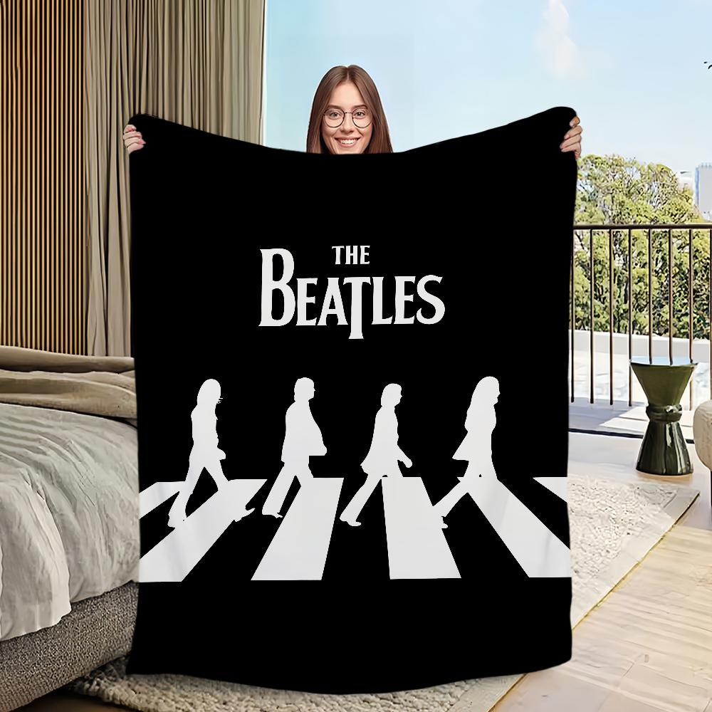 Music T-The Band B-Beatles Cool Blanket Blanket for Couch Sofa Travel Home Hiking Picni Bed Beding Flannel Blanket birthday gift