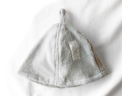 TRUE TOWEL Sauna Hat Imabari Towel Brand Certified (Ice Gray)