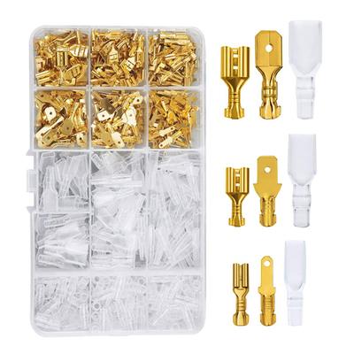 LIKENNY Flat Terminal Set, 135 Pieces, Crimp Connection Kit, with