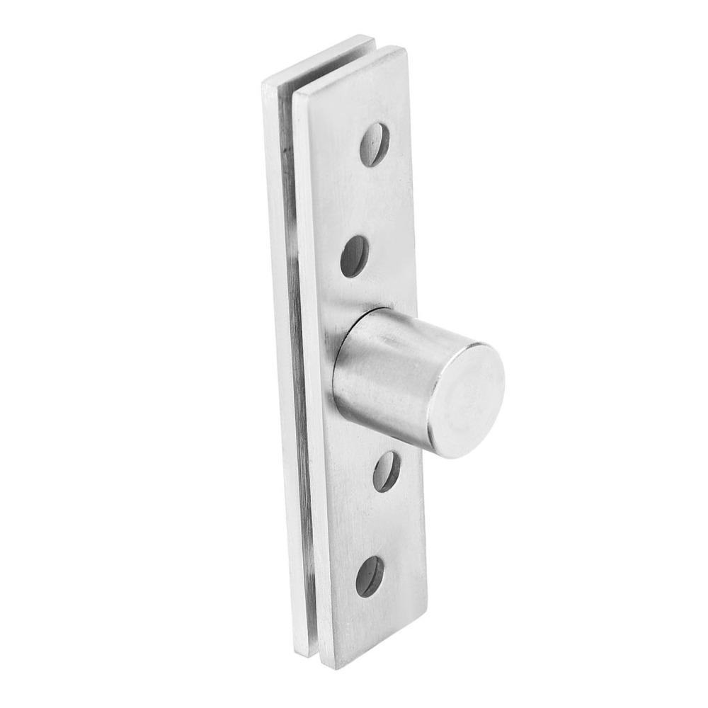 2pcs Silver Pivot Hinge Stainless Steel Concealing Hinge Rotating Rotating Door Hinge Door Hinges