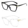 2PCS Anti Blue Light Glasses Exquisite Cat Eye Eyewear Women Men High Quality Eyeglas Blue Light Blocking Man Lady Eyeglasses