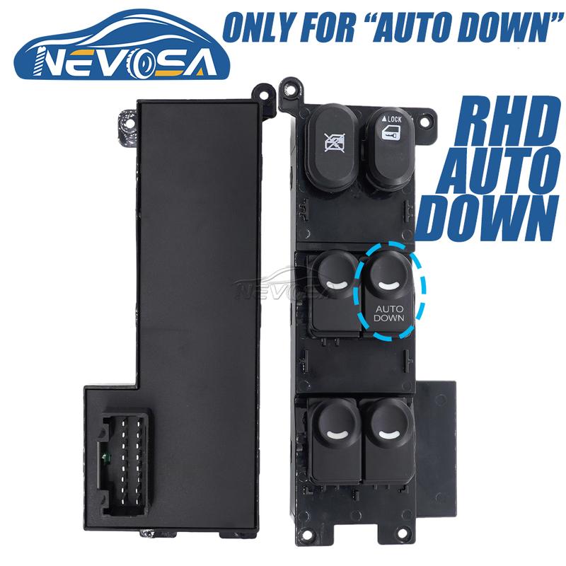 NEVOSA 93570-2L010 93580-2L010 93570-2L910 Front Left Right Power Switch Passenger Single Button For Hyundai I30 I30cw 2008 2011