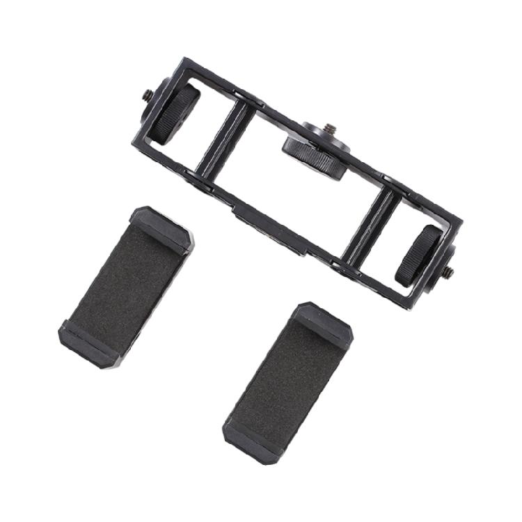 Smartphone Mount Adjustment Movable Clip For Living Stream Video Recording Double Clip Three Position Accessories