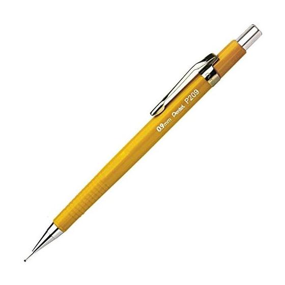 Pentel P209-GKS Sharp Mechanical Pencil, 0.9mm, Yellow, Kiterra Shoji Limited Edition