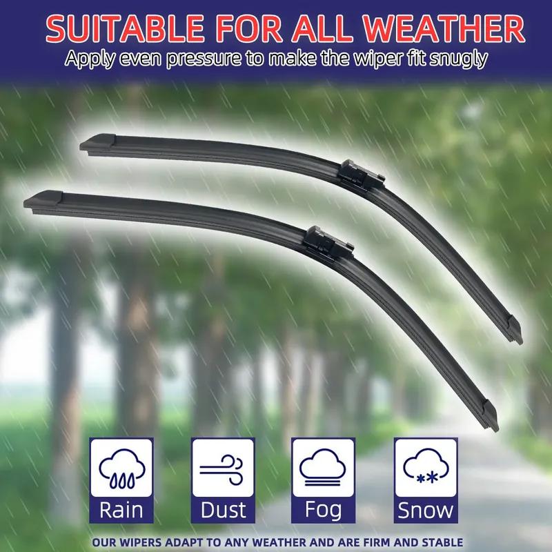 For Citroen C3 C4 Grand Picasso MK2 General Multifunctional Double Rubber Strip Front Windshield Wiper Car Wiper Wholesale