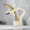 Basin Faucets Waterfall Bathroom Faucet Single handle Basin Mixer Tap Bath Black Faucet Brass Sink Water Crane Silver 855983