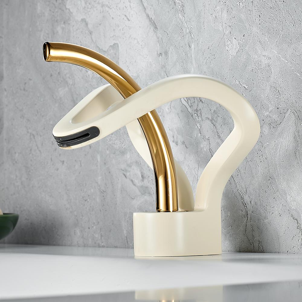 Basin Faucets Waterfall Bathroom Faucet Single handle Basin Mixer Tap Bath Black Faucet Brass Sink Water Crane Silver 855983
