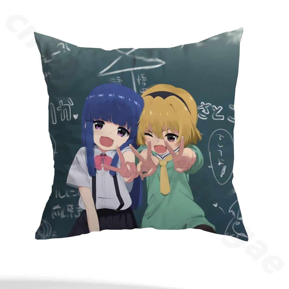 Satoko Hojo Rika Pillow Case Pillow Case Living Room Sofa Cushion Cover Suitable For Home Bedroom Room Decoration