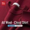 Hodo Men's 100% Merino Wool Thin Crew Neck Pullover