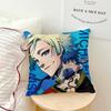 anime comic art cool b-Blue l-Lock cushion cover Comfortable soft Pillow Case for Sofa Living Room Home Decor Protective Covers