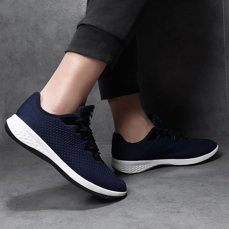 Мужские повседневные кроссовки на шнуровке для бега — фото 13