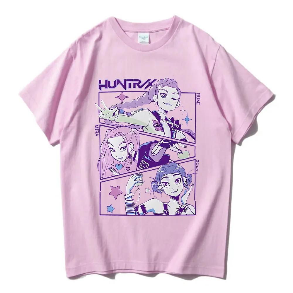 KPop Demon Hunters 2025 Movie T-Shirt - Summer Unisex Cotton Tee  Short Sleeve Casual Streetwear for Men & Women