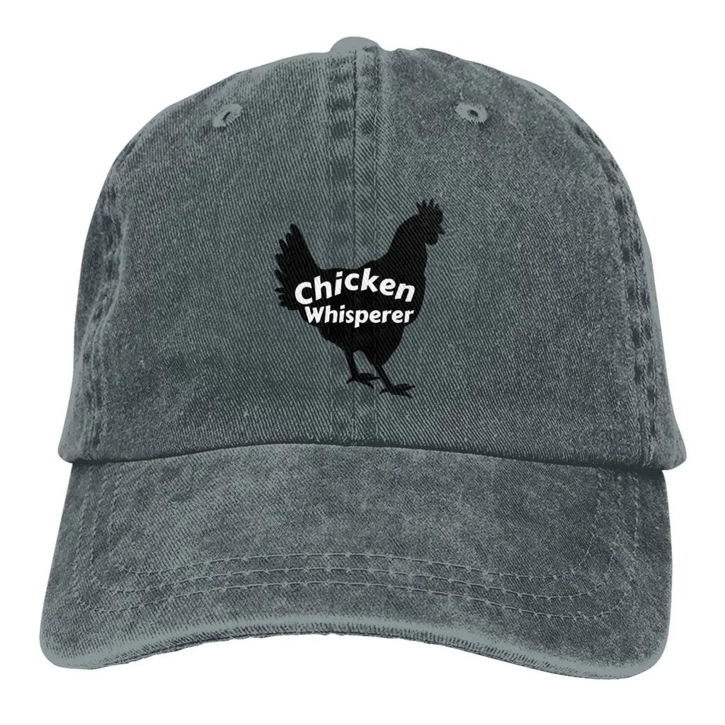 Chicken Whisperer Denim Cap Baseball Dad Cap Cowboy Hat Adjustable Classic Washed 100 Cotton Sports for Men Women Hat