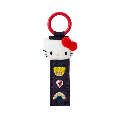 Hello Kitty Tag Keychain 182923 (Denim Patch)