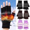 Winter USB Strickhandschuhe Beheizte Handschuhe Voll&Halbfingerhandschuhe Elektrische Heizhandschuhe
