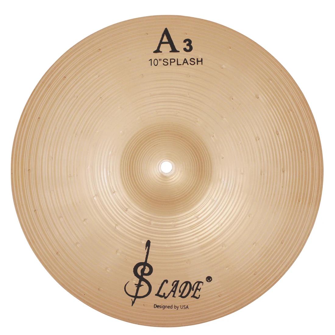 

SLADE A3 10 Inch Cymbals Drums Kit Premium Phosphor Bronze Cymbal Splash Crash Hi-Hat Cymbal Percussion Jazz Drum Parts