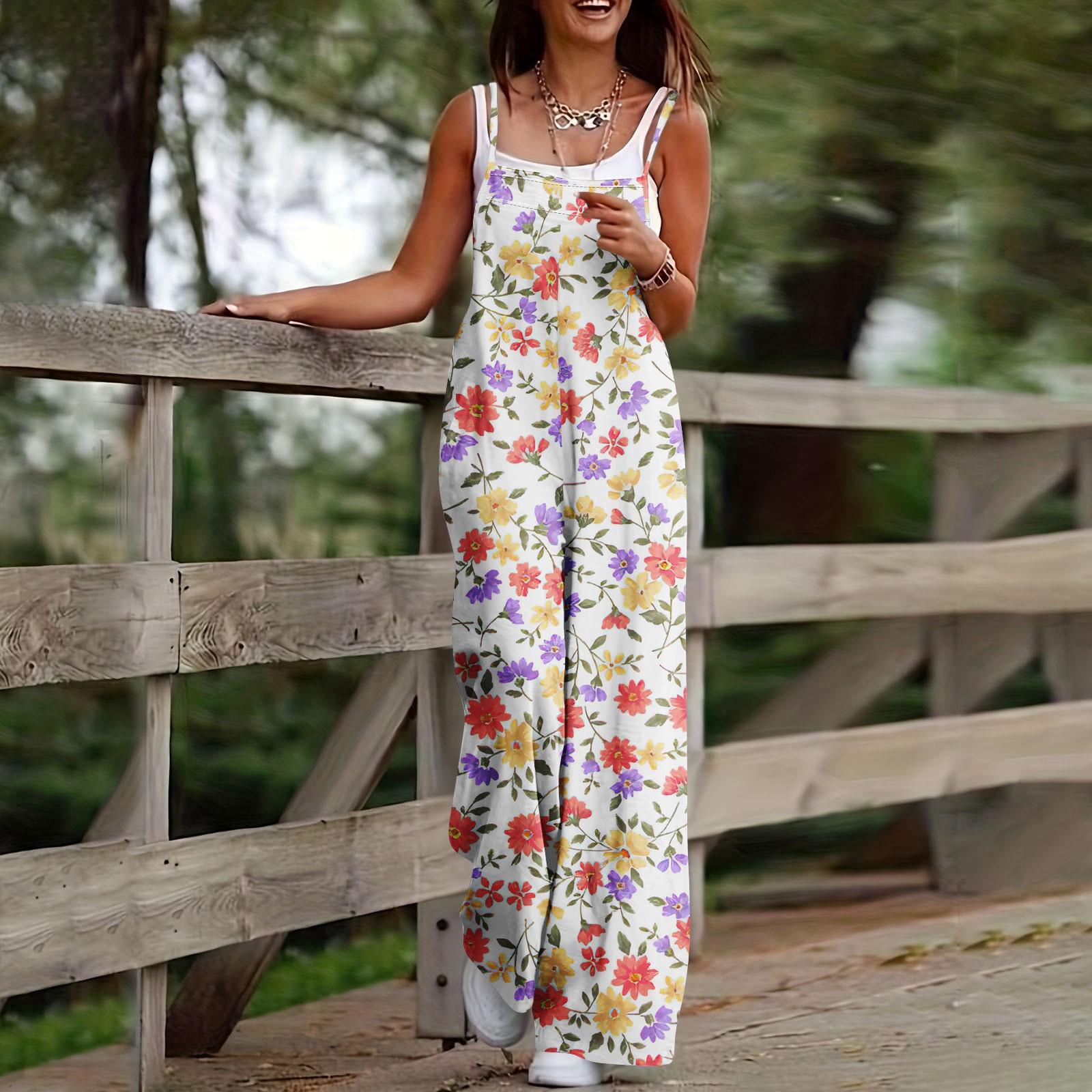 

Жіночі повсякденні комбінезони Комбінезони з регульованими лямками Літні милі зручні комбінезони без рукавів з кишенею XL жовтий